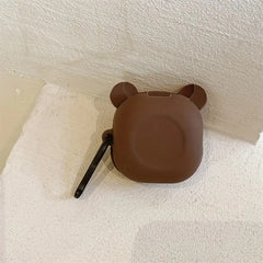 Cute Bear Silicone Headphone Case for Samsung Galaxy Buds