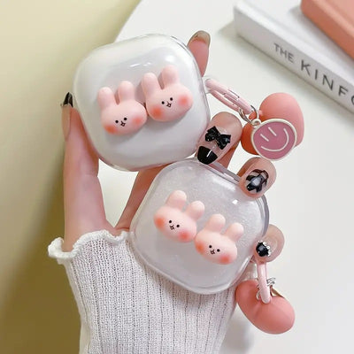 Cute Cartoon Rabbit Earphone Case for Samsung Galaxy Buds