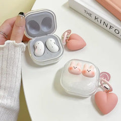 Cute Cartoon Rabbit Earphone Case for Samsung Galaxy Buds