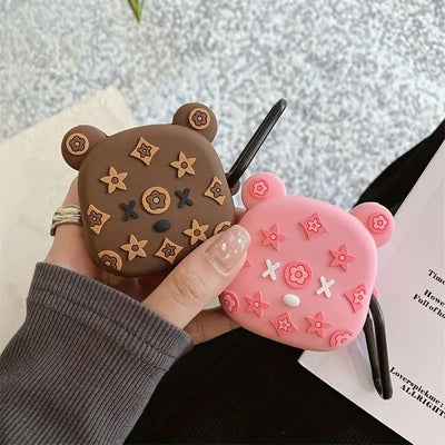 Cute Bear Silicone Headphone Case for Samsung Galaxy Buds